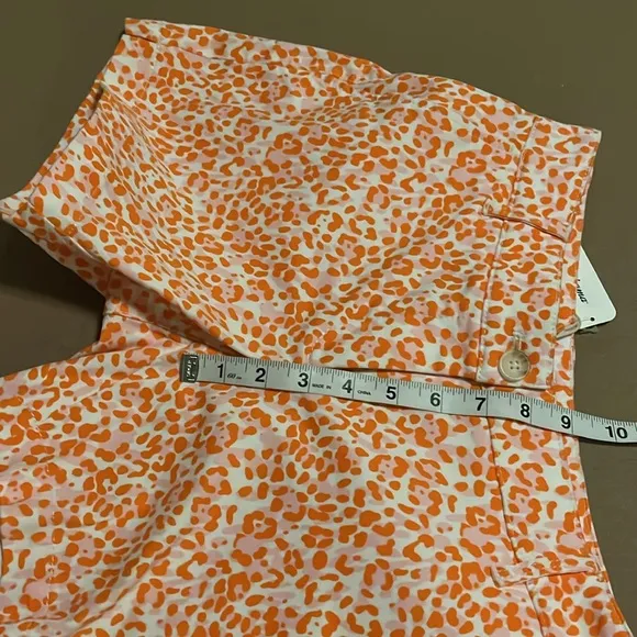 🆕 Tommy Bahama Boracay Charming Cheetah 5-Inch Shorts – Size 0