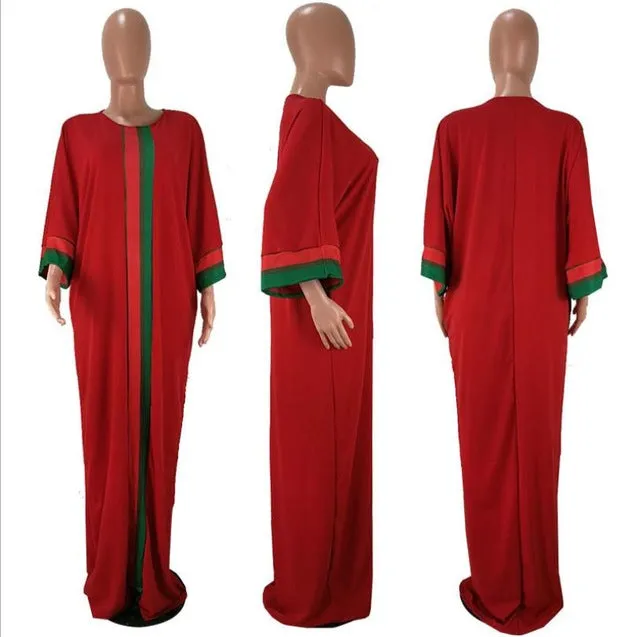 2019 African Dress Autumn And Winter Digital Printing, Slim Sleeved Dress, New, Fashion, African, Women, Clothing