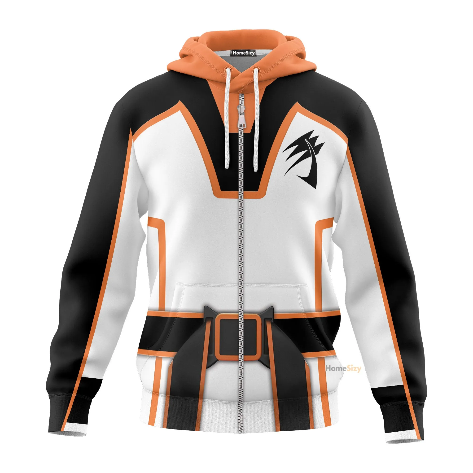 3D Jungle Fury Rhino Power Ranger TZip Hoodies