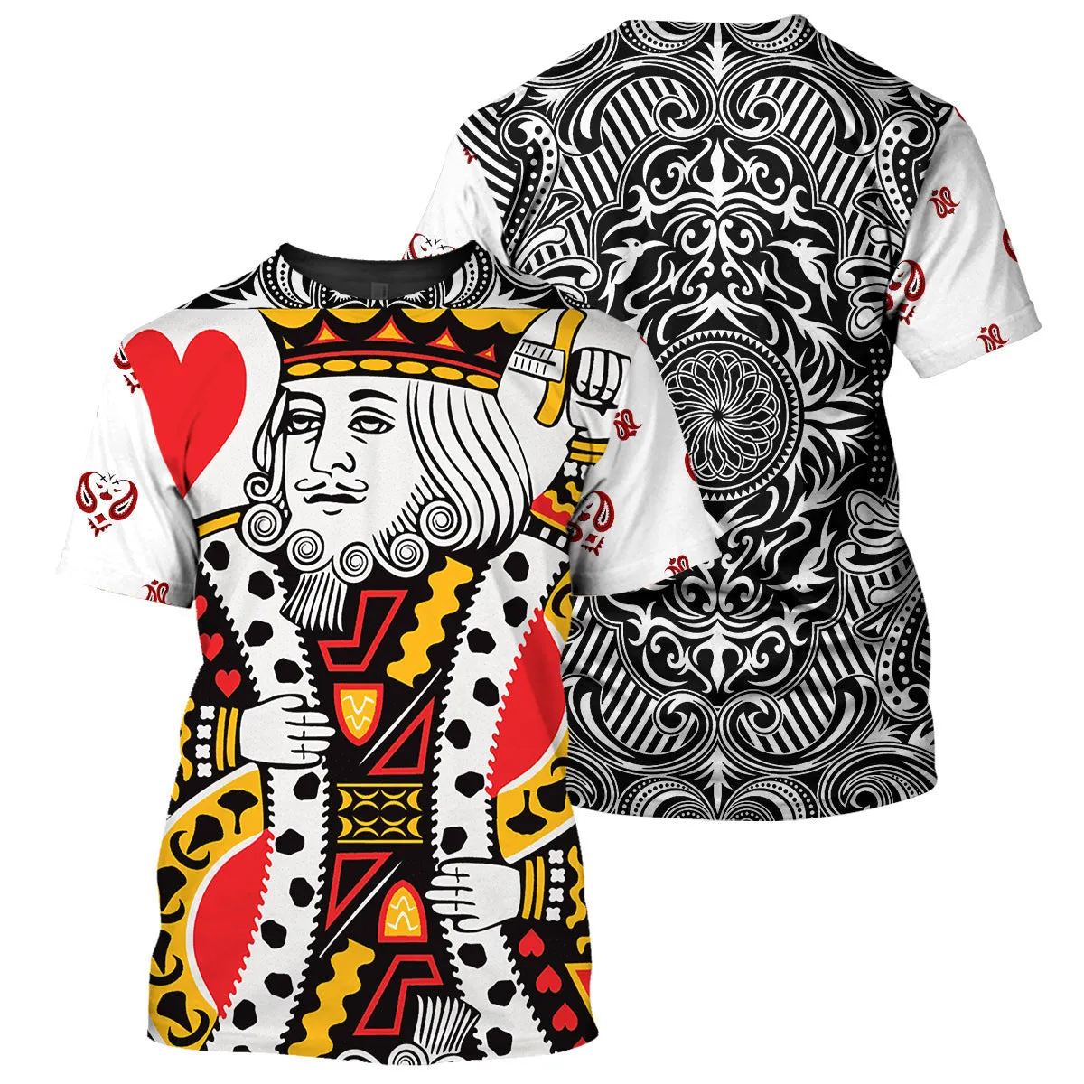 3D Poker King Zip Hoodies Tshirt Sweatshirt Hoodie