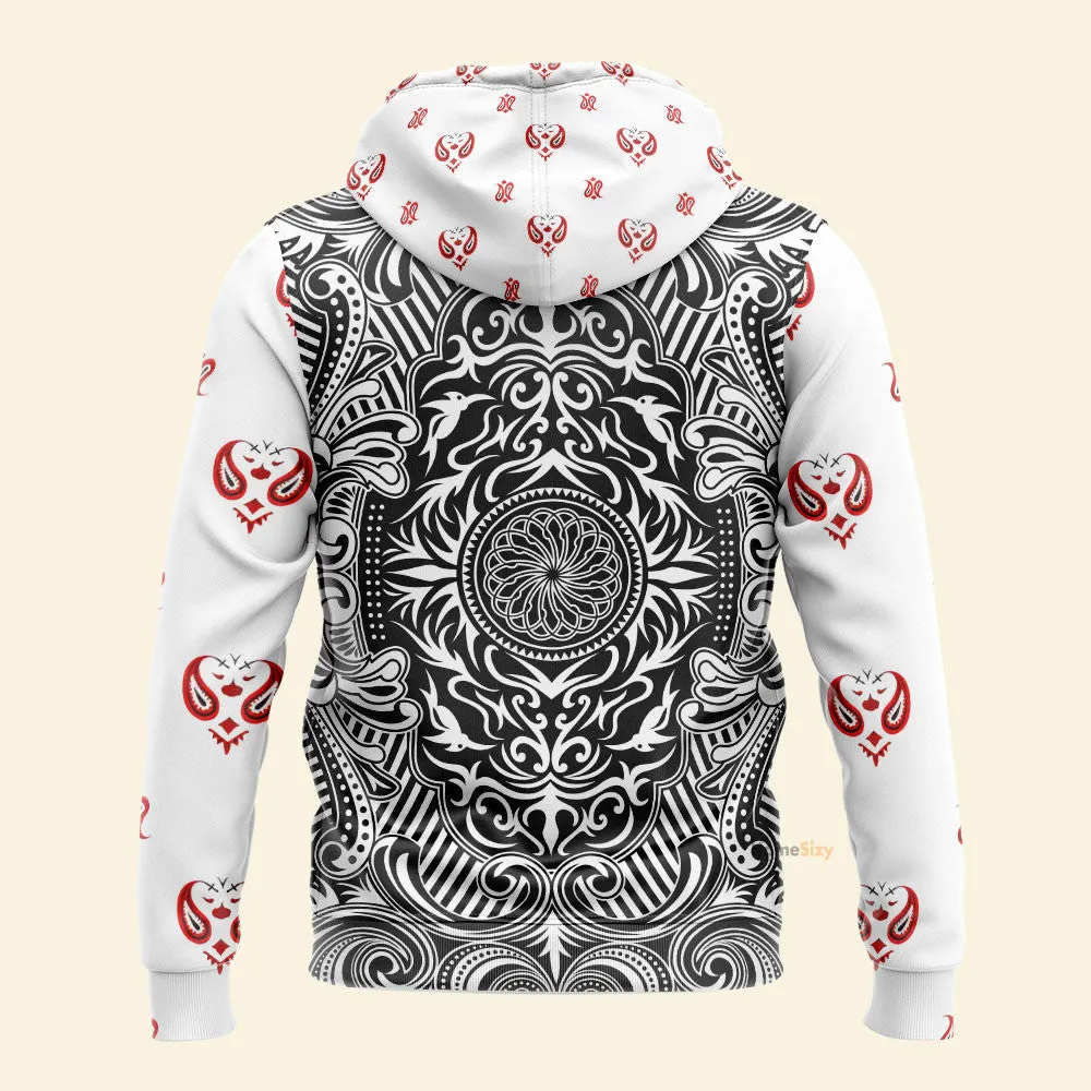 3D Poker King Zip Hoodies Tshirt Sweatshirt Hoodie