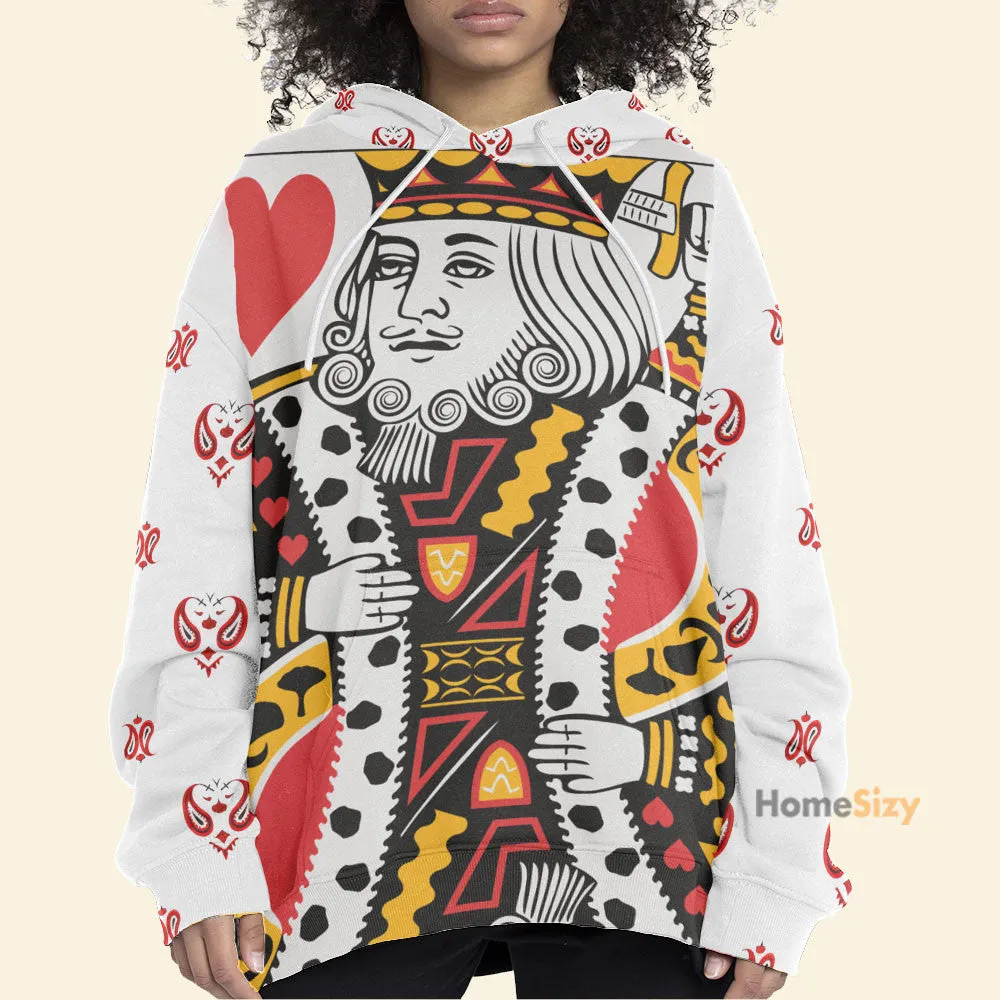 3D Poker King Zip Hoodies Tshirt Sweatshirt Hoodie
