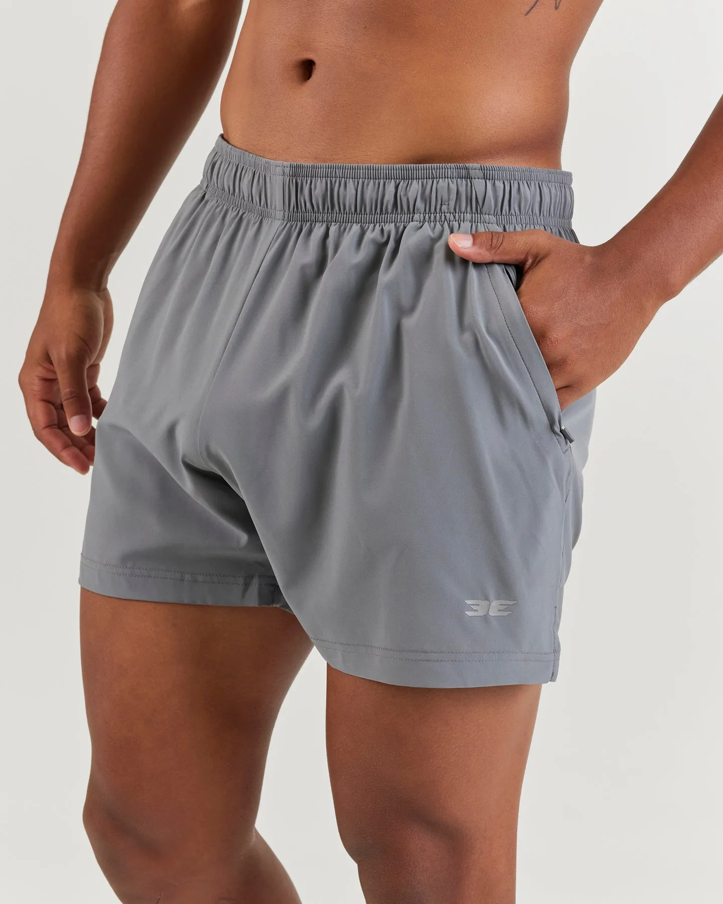 4" Elite Aero Shorts - Grey