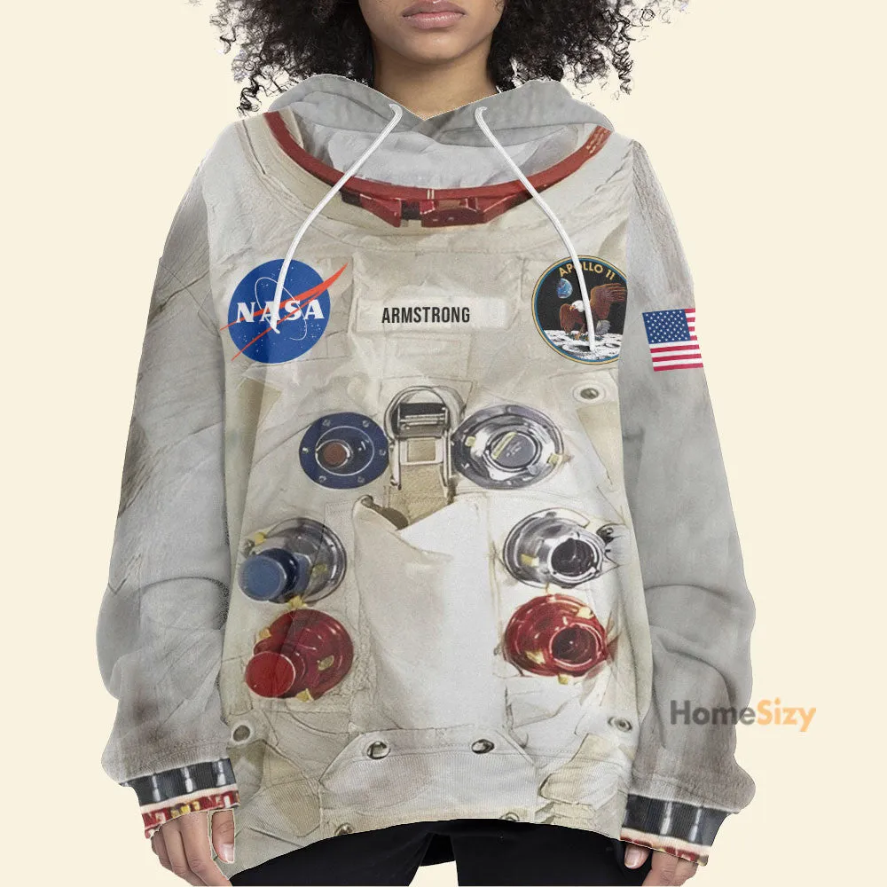 [50th Anniversary] 3D Armstrong Spacesuit Tshirt Zipped Hoodies Sweatpants QT211601Hf