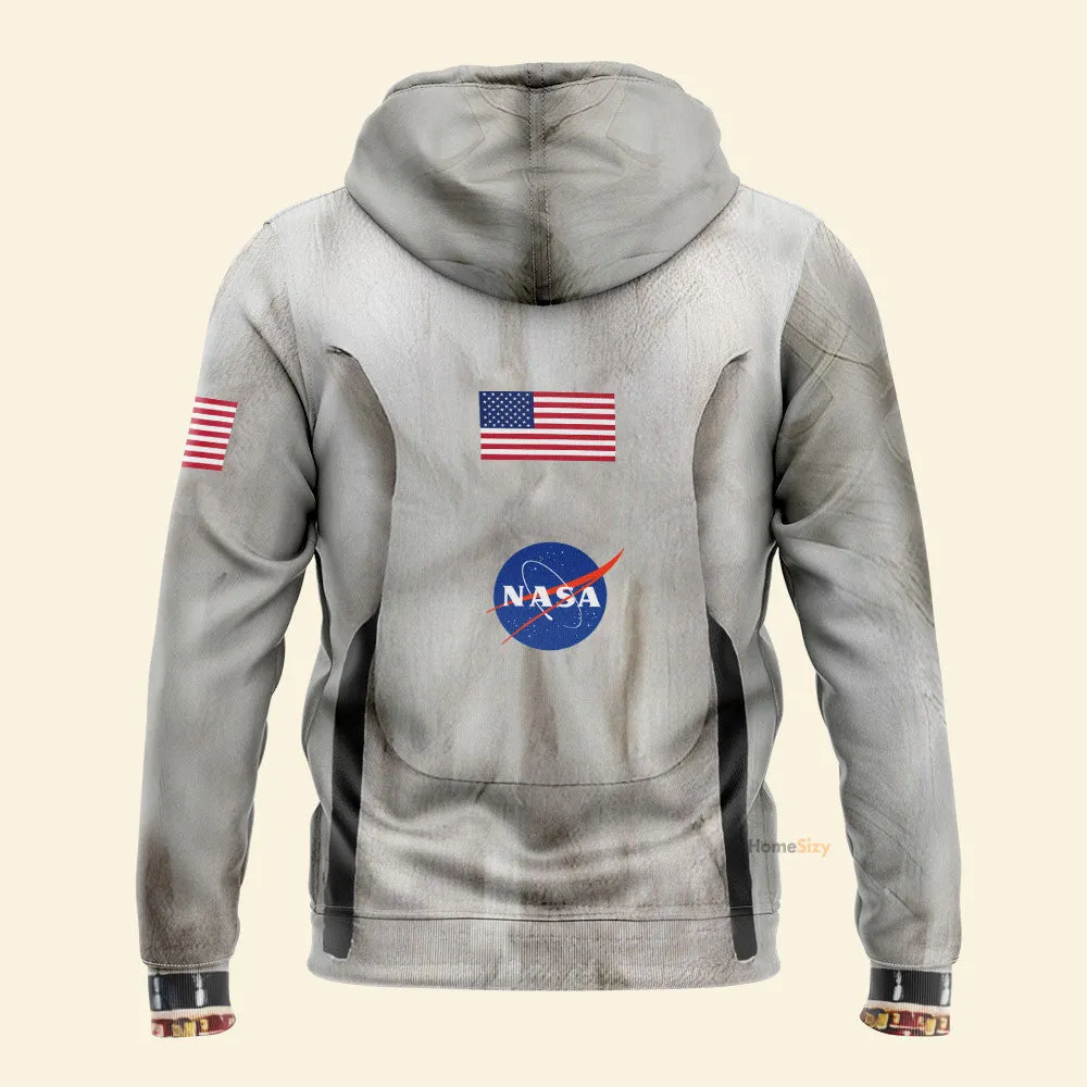 [50th Anniversary] 3D Armstrong Spacesuit Tshirt Zipped Hoodies Sweatpants QT211601Hf