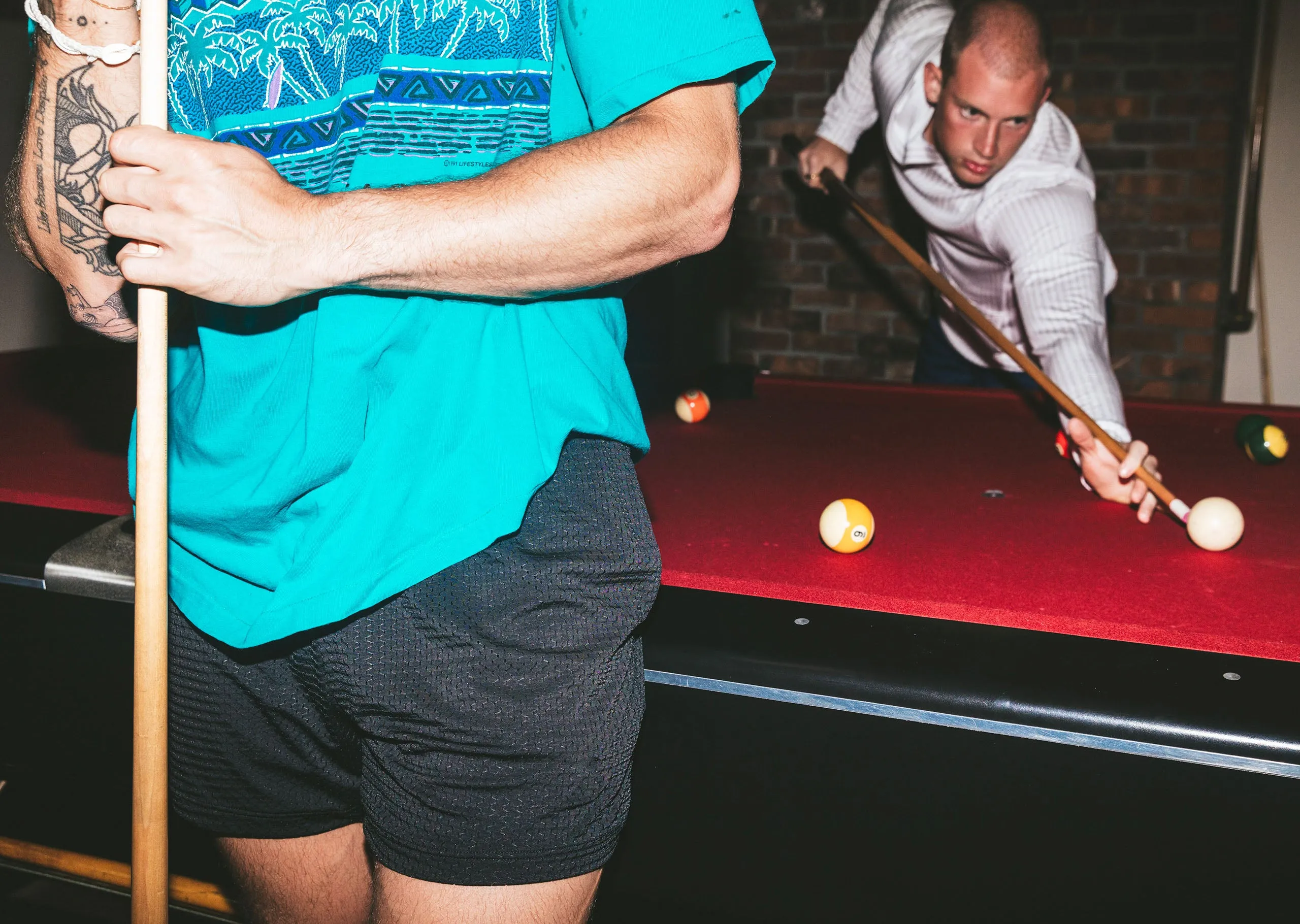 6" Pocket Lounge Short ~ Black