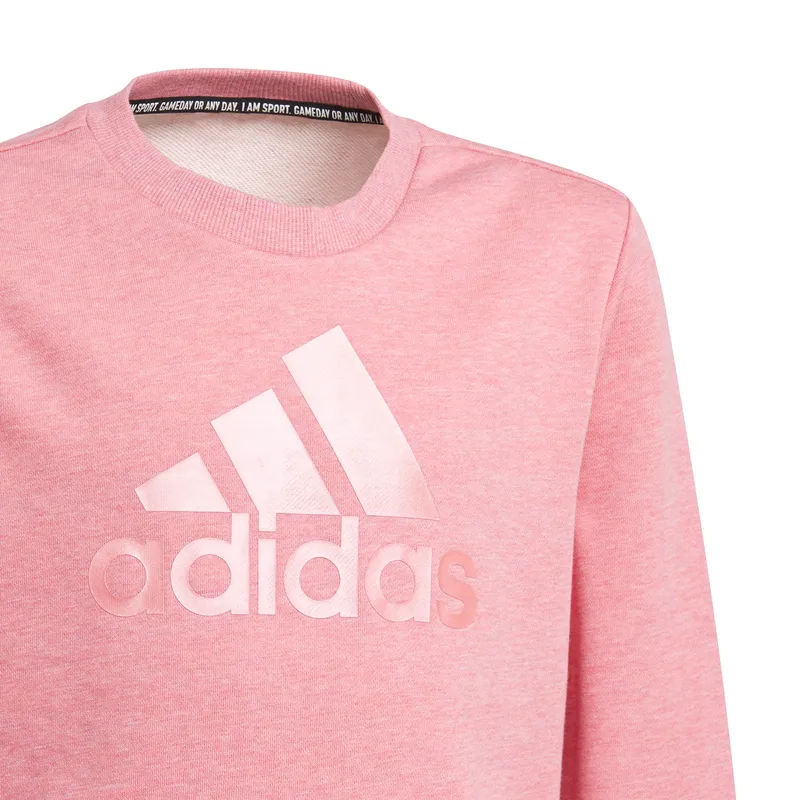 Adidas Girls Future Icons Logo Crew Sweatshirt