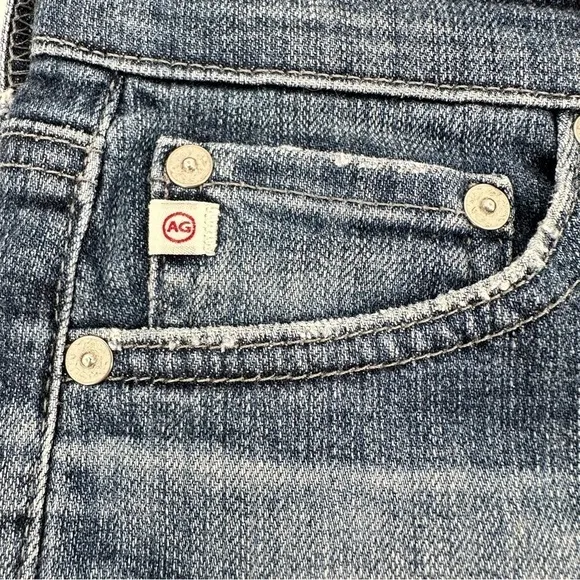 AG Adriano Goldschmied The Hailey Ex-Boyfriend Roll Up Denim Shorts Size 25