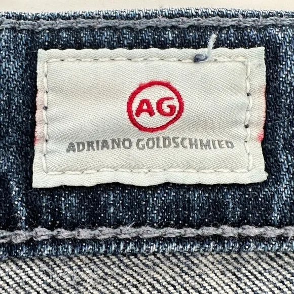 AG Adriano Goldschmied The Hailey Ex-Boyfriend Roll Up Denim Shorts Size 25
