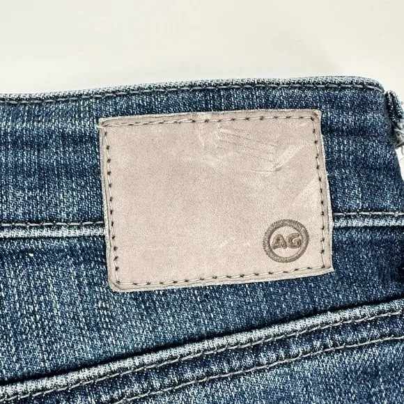 AG Adriano Goldschmied The Hailey Ex-Boyfriend Roll Up Denim Shorts Size 25