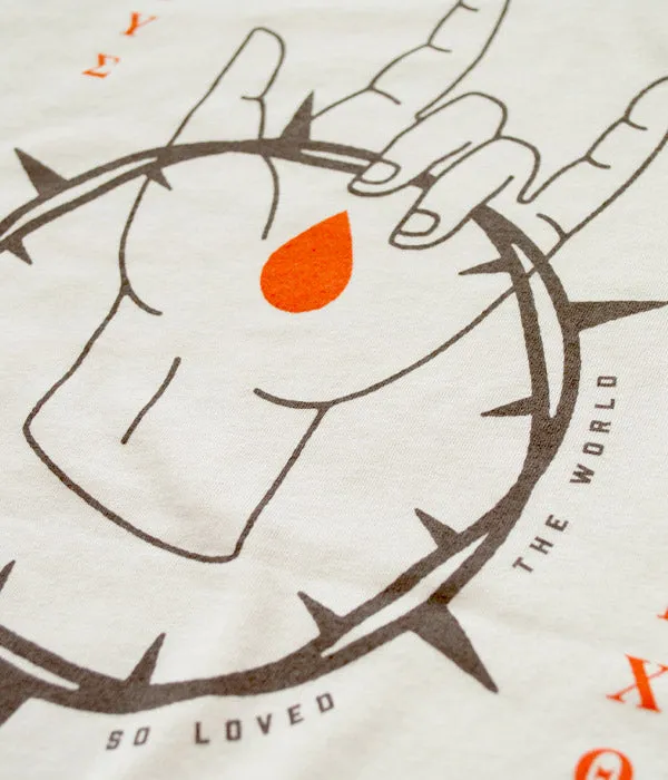 Agape Tee - Heather Cement