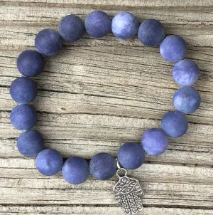 Agate Hamsa Hand