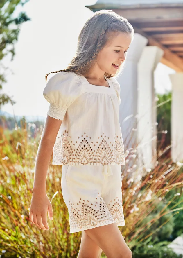 Amy Embroidered Short