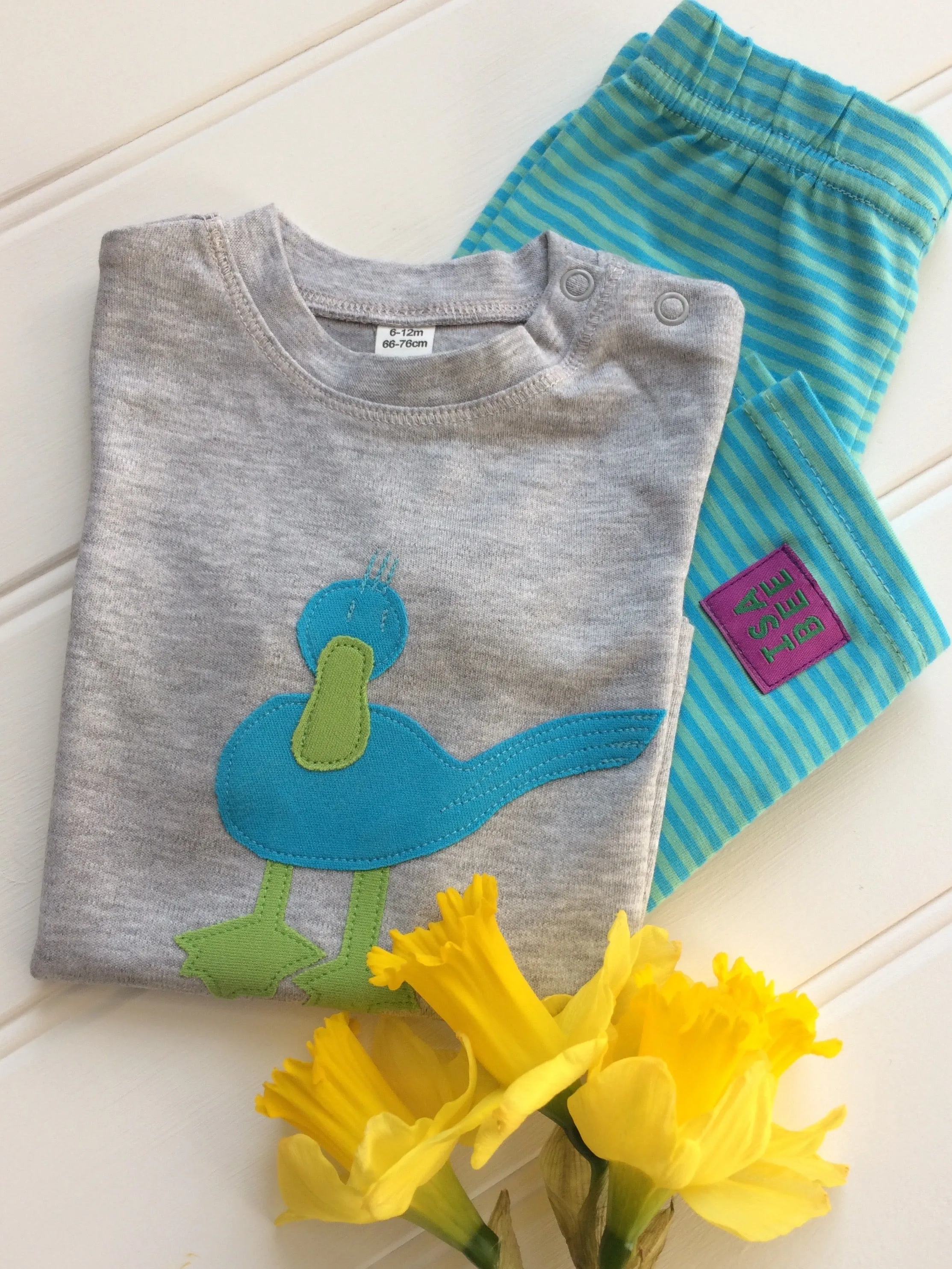 Baby Duck T-shirt - Grey