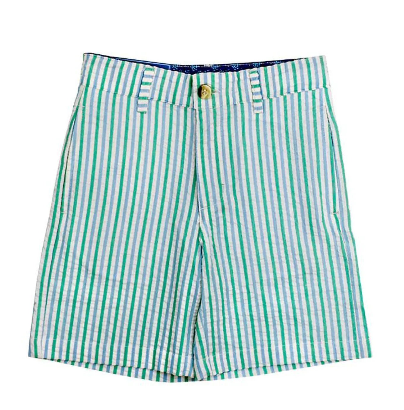 Bailey Boys Short - Ocean Seersucker