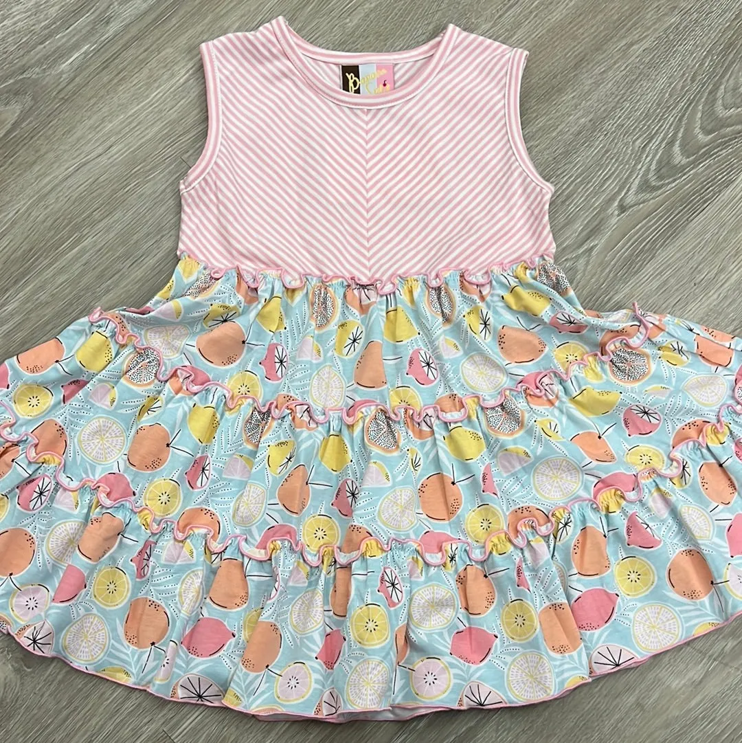 Banana Split Fruit Salad Layered Dress
