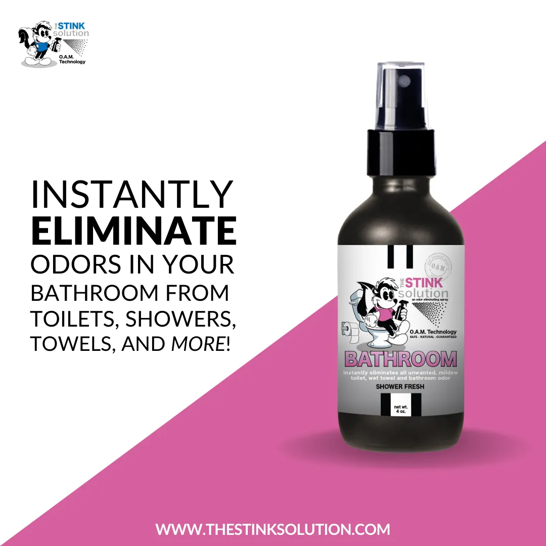 Bathroom Odor Eliminating Spray in Shower Fresh 4 oz