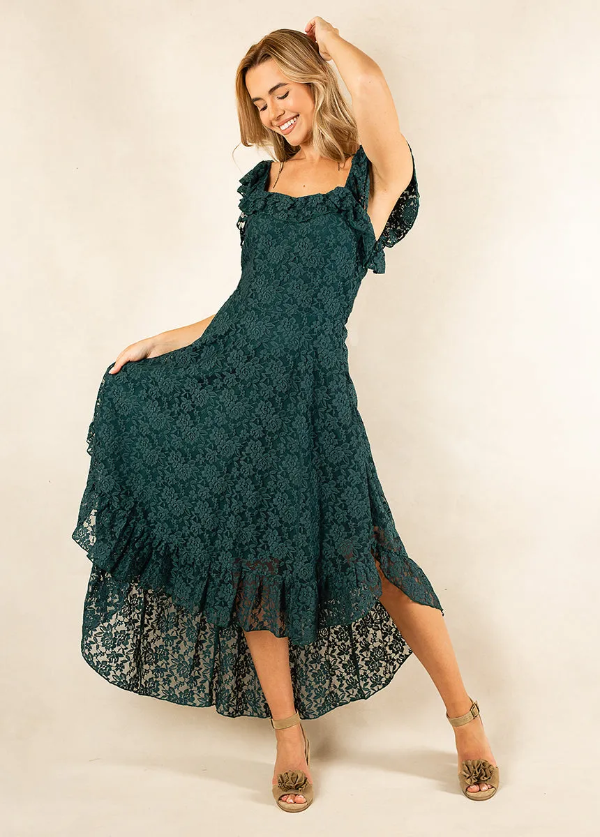Bette Bridesmaid Dress in Deep Teal