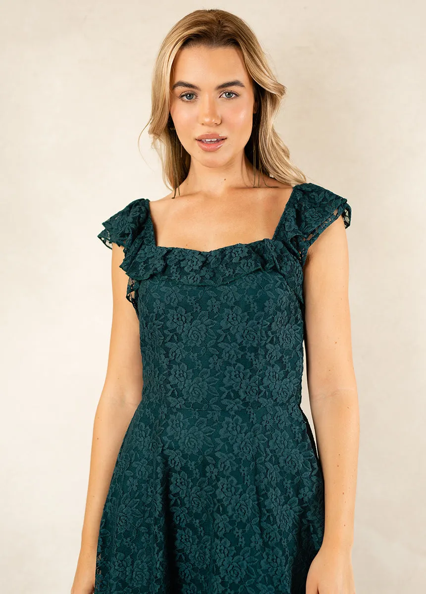Bette Bridesmaid Dress in Deep Teal