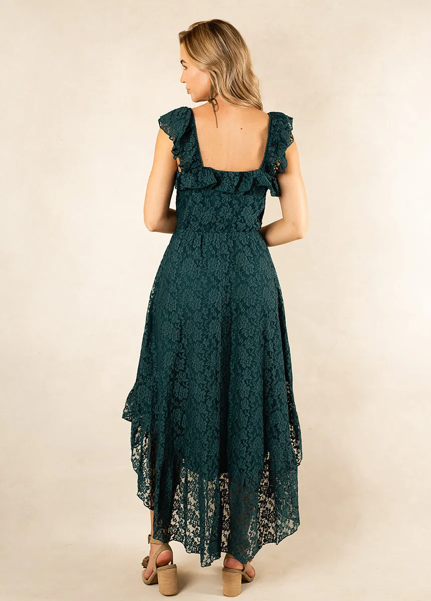 Bette Bridesmaid Dress in Deep Teal
