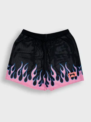Bisous Skateboards Flame Shorts | Black