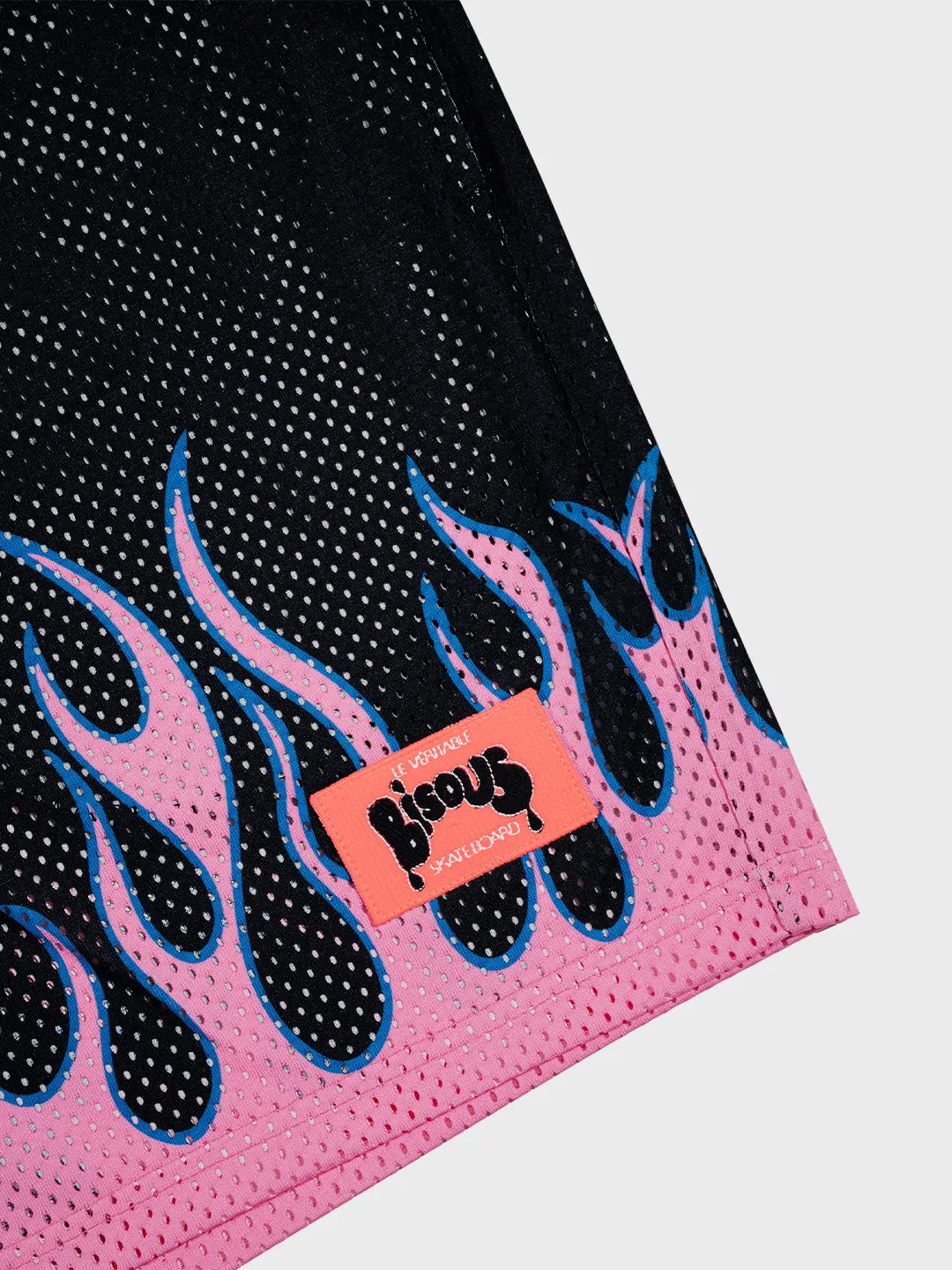 Bisous Skateboards Flame Shorts | Black
