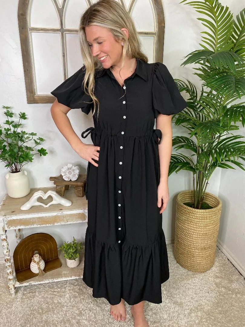 Black Beauty Midi Dress