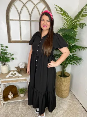 Black Beauty Midi Dress