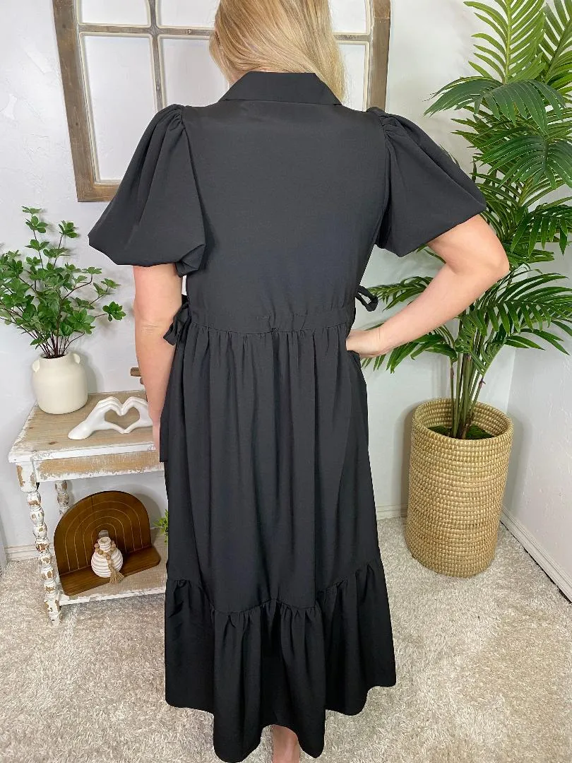 Black Beauty Midi Dress