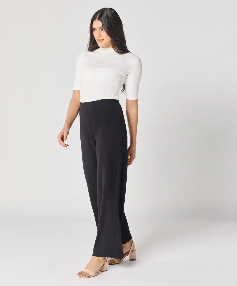 Black Flared Formal Pant