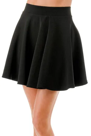 Black Scuba Flare Skort 11/22/24 9344