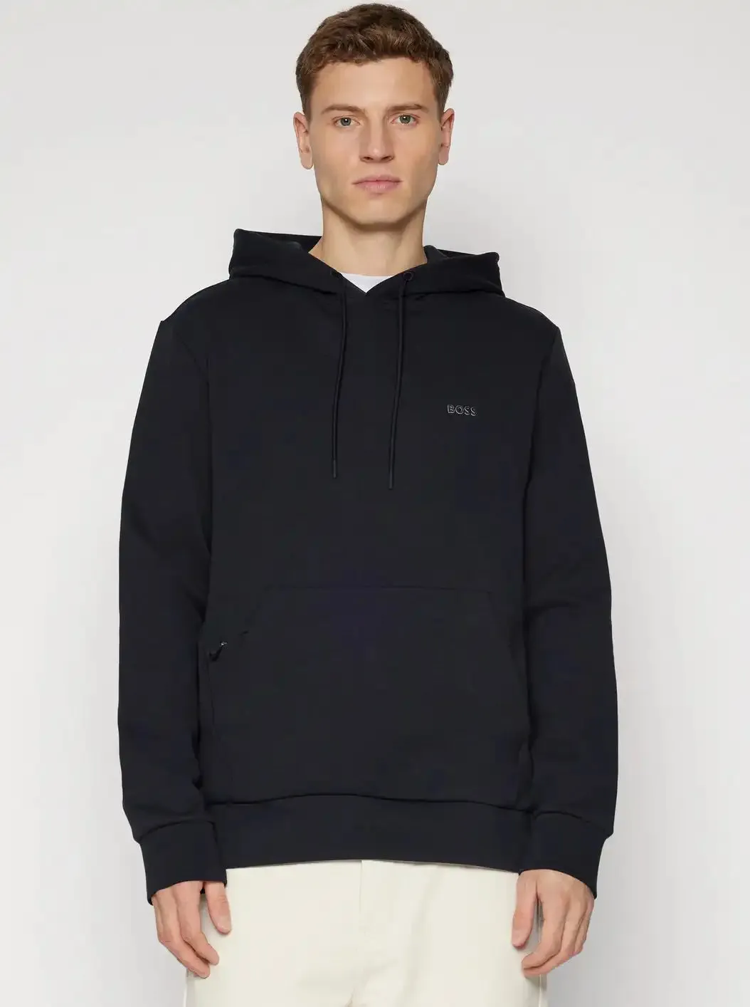 BOSS Men's Soody Hoodie Navy