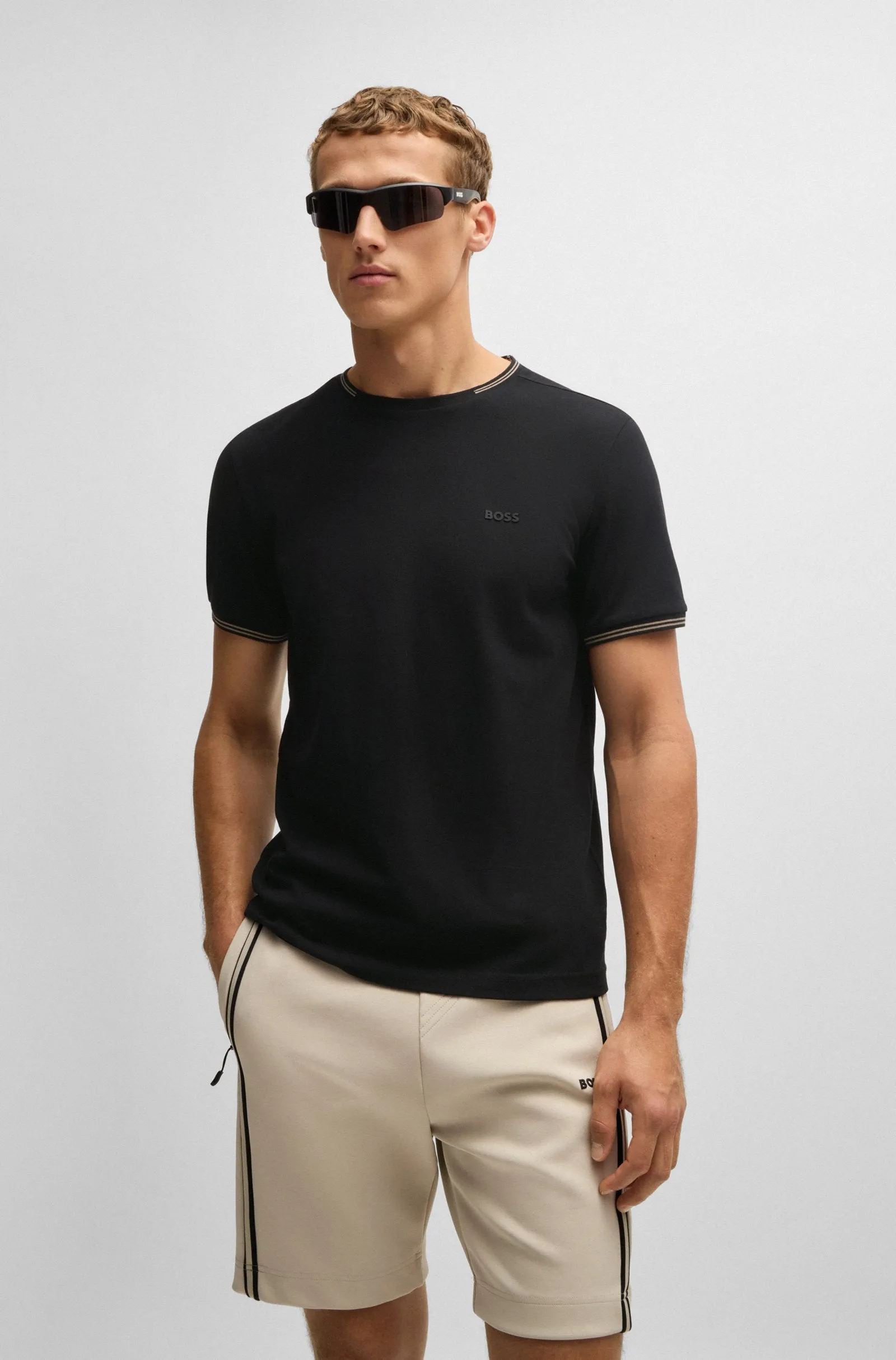 BOSS T-Shirts Regular Fit in Cotton Mix - TAUL 10255848 01-50521245