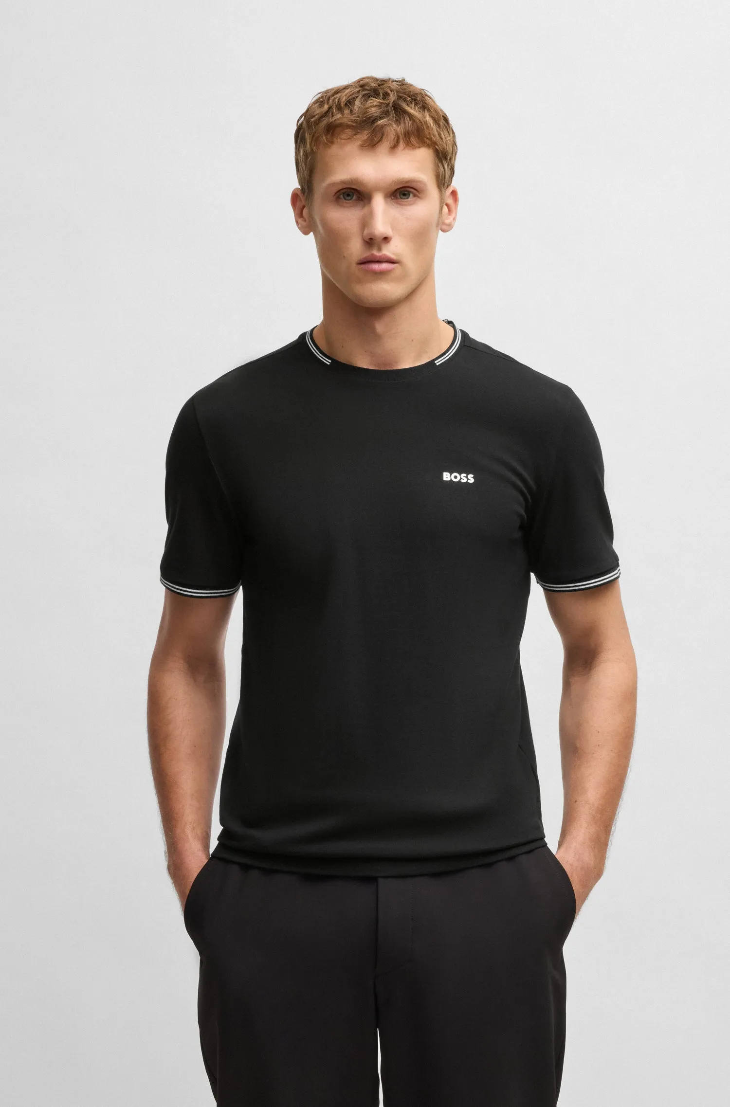 BOSS T-Shirts Regular Fit in Cotton Mix - TAUL 10255848 01-50521245