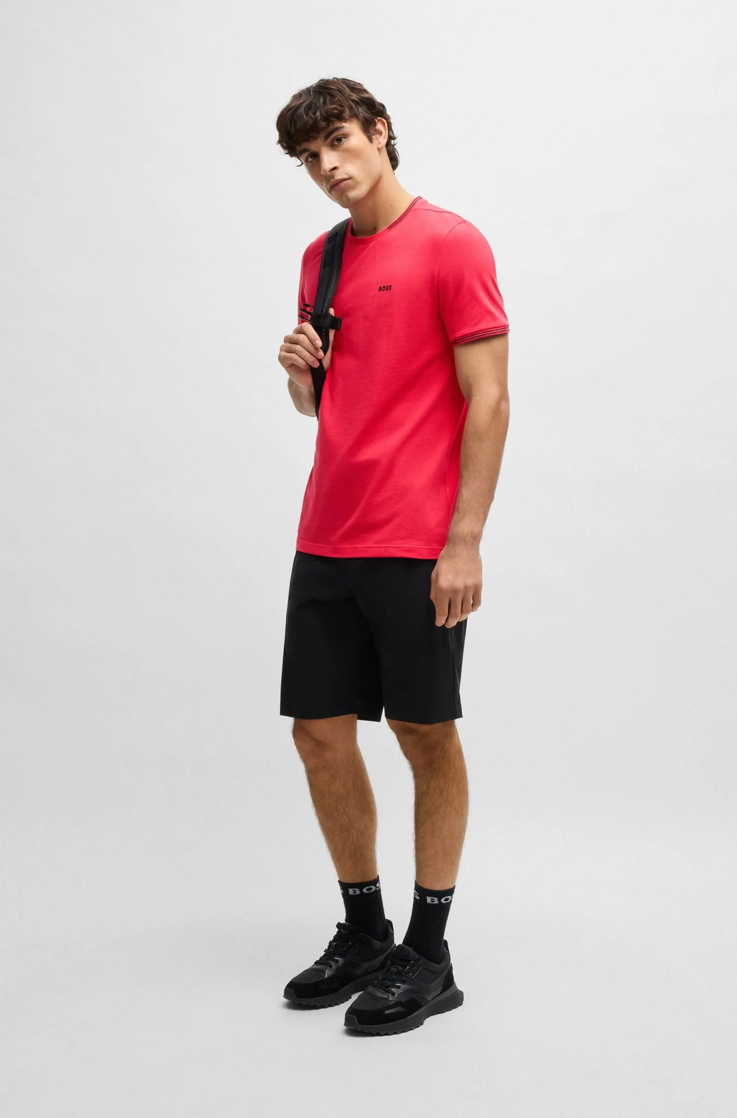 BOSS T-Shirts Regular Fit in Cotton Mix - TAUL 10255848 01-50521245