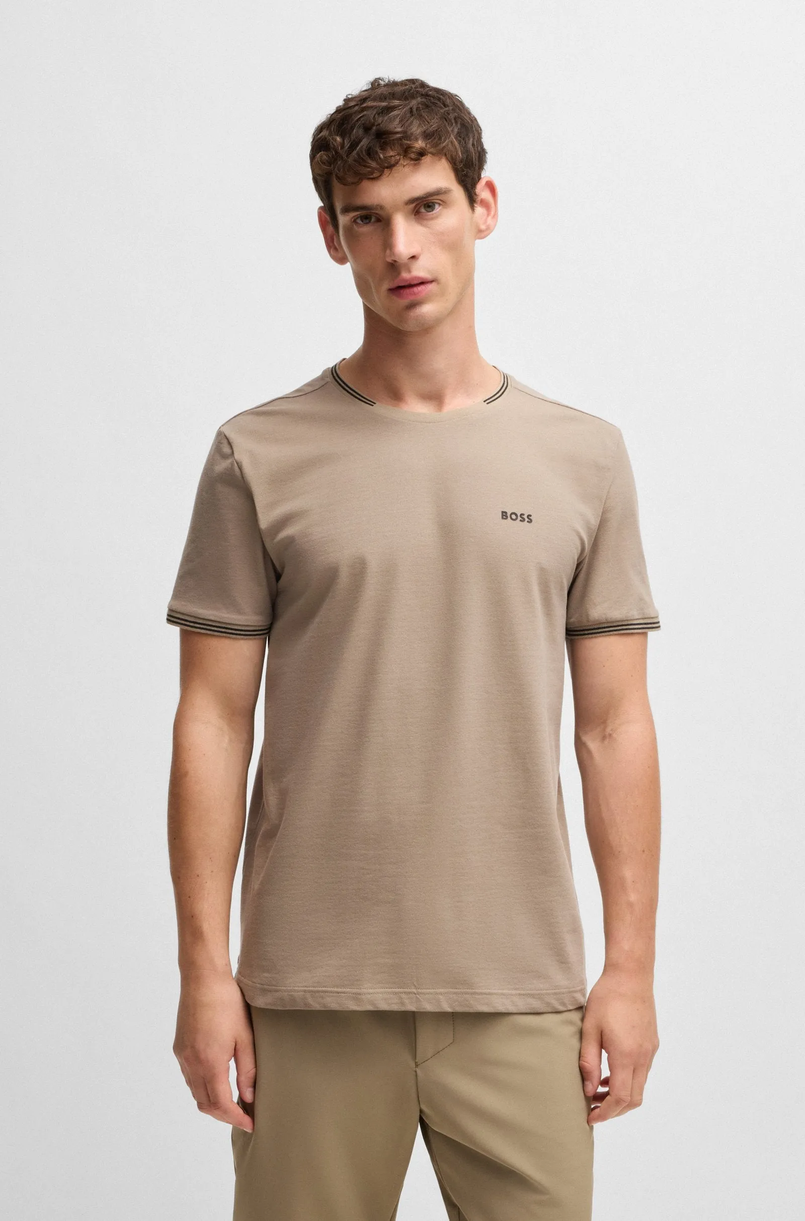 BOSS T-Shirts Regular Fit in Cotton Mix - TAUL 10255848 01-50521245