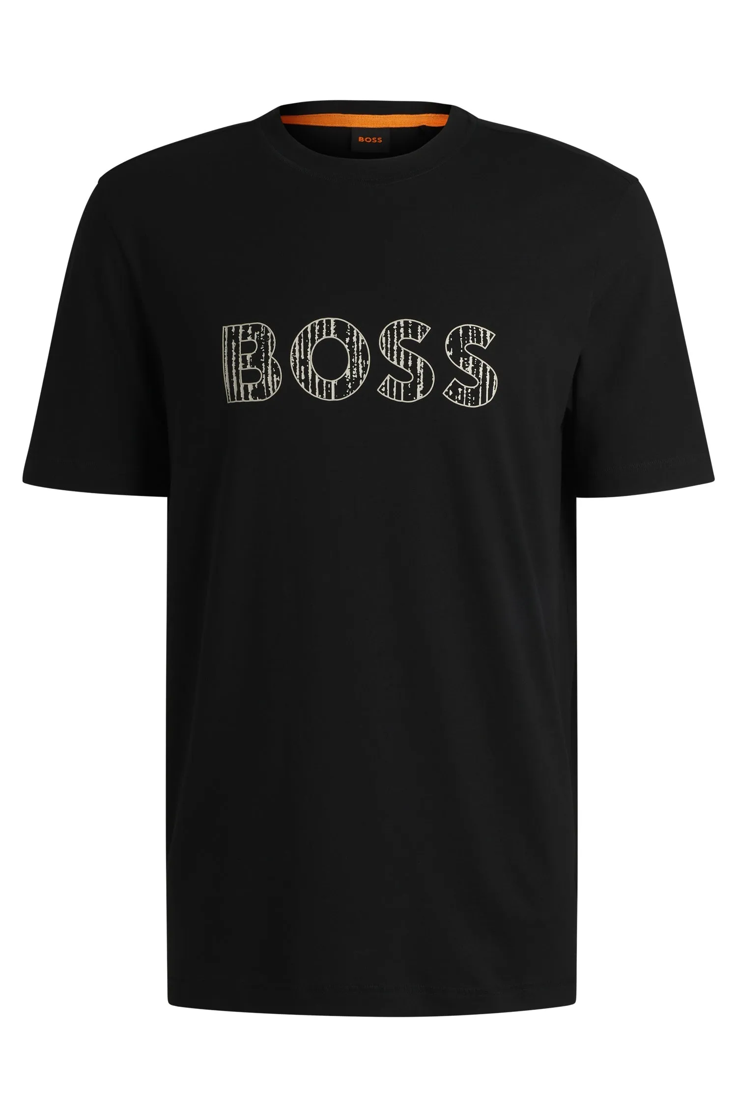 BOSS T-Shirts Regular Fit in Cotton - TE_LOGOTEXTURE 10262528 01-50534923