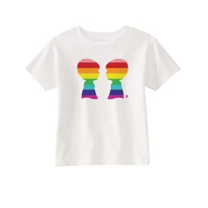 BOY MEETS BOY® White Pride Toddler Tee