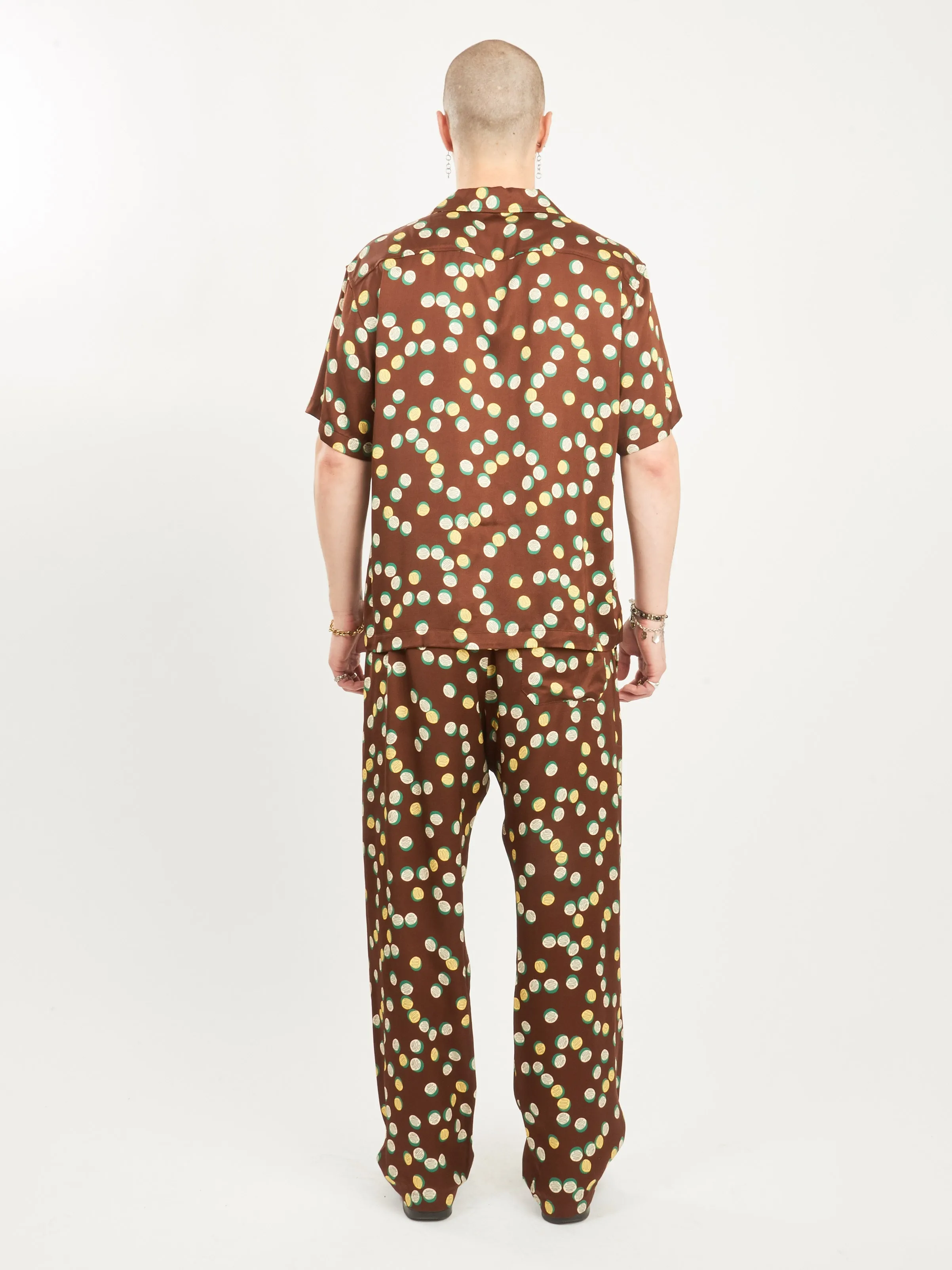Brown/Multi Bubble Dot S/S Shirt