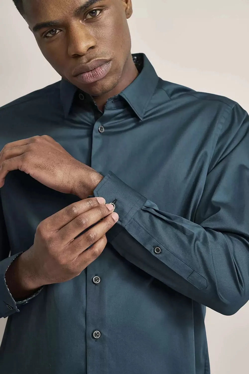 BUGATTI COTTON L/S SHIRT 68504B