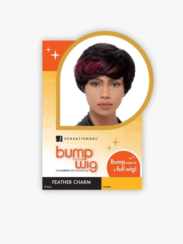 Bump Wig Feather Charm
