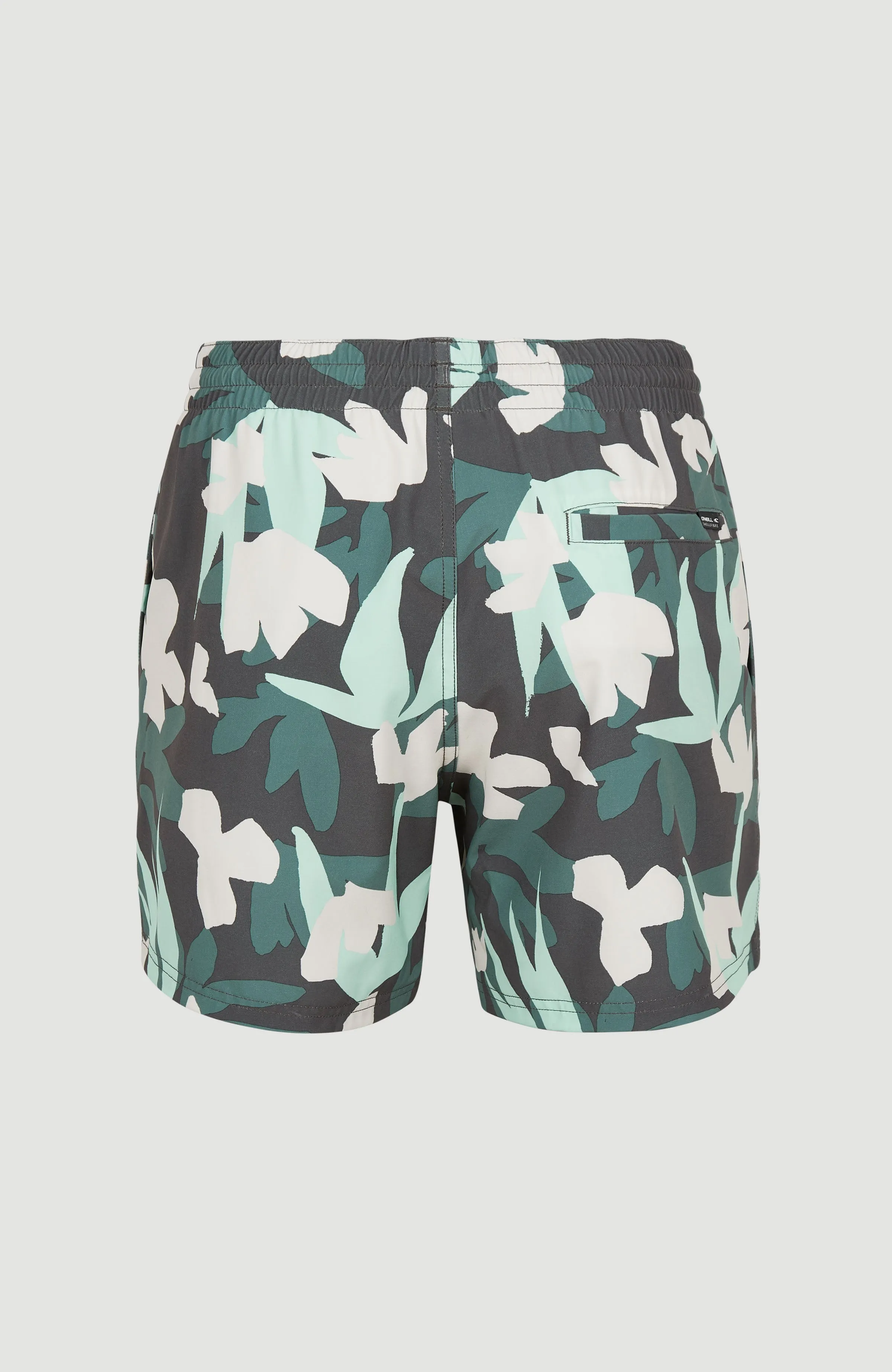 Cali Camorro 15'' Badehose | Grey Art Flower