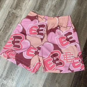 Casual Fashion Letter Print Stretch Shorts