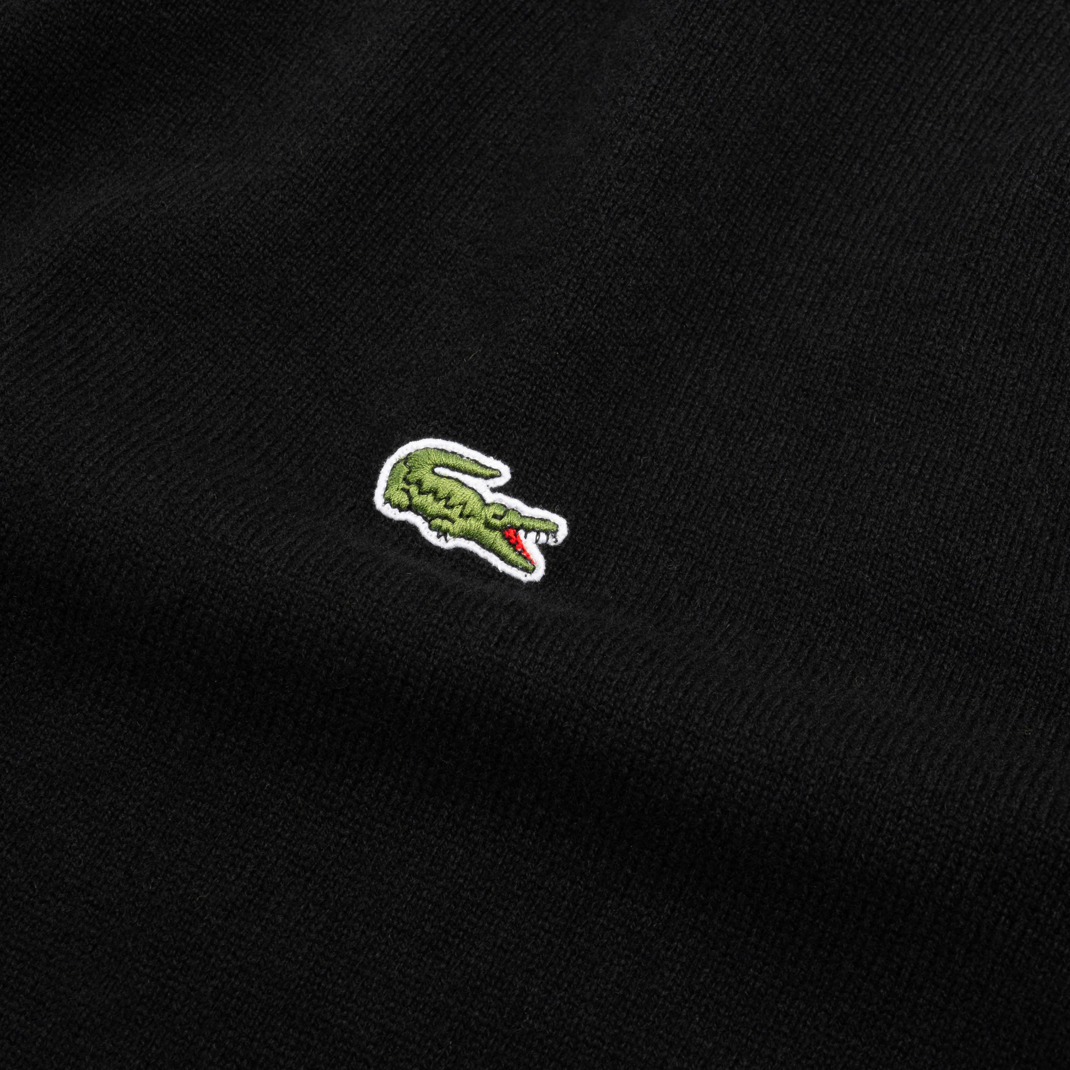 CDG SHIRT Lacoste Wool Sweater FL-N004-W23 Black