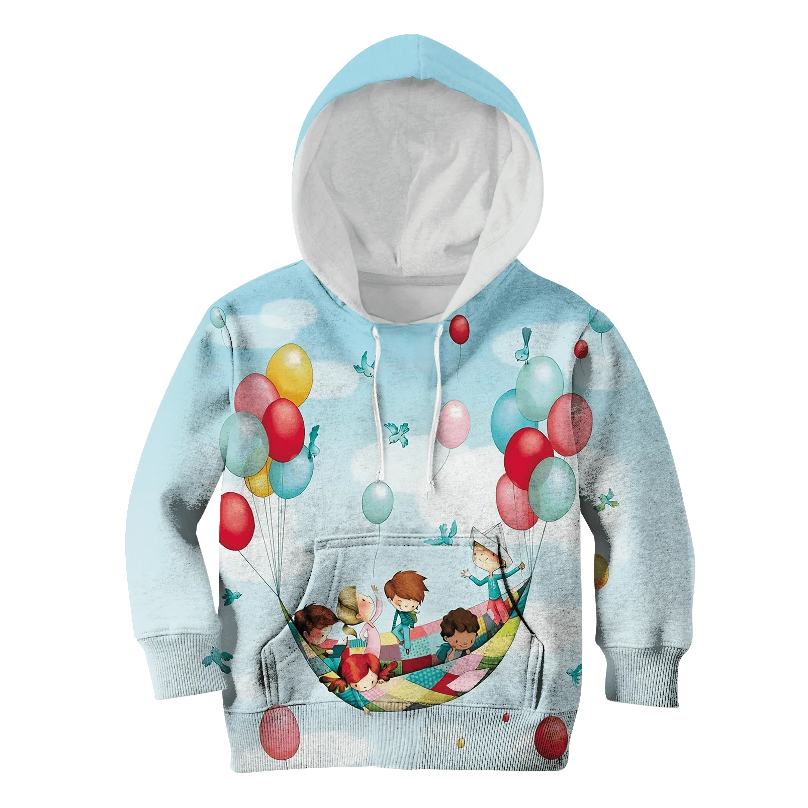 children are playing with balloon Kid Custom Cosplay Hoodies T-shirt Apparel