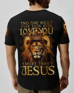 Christianartbag 3D T-Shirt For Men, Jesus Is The Best Lion Men's All Over Print Shirt, Christian T-Shirt, Christian 3D T-Shirt, Unisex T-Shirt.