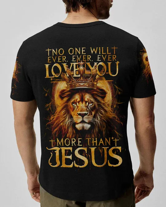 Christianartbag 3D T-Shirt For Men, Jesus Is The Best Lion Men's All Over Print Shirt, Christian T-Shirt, Christian 3D T-Shirt, Unisex T-Shirt.