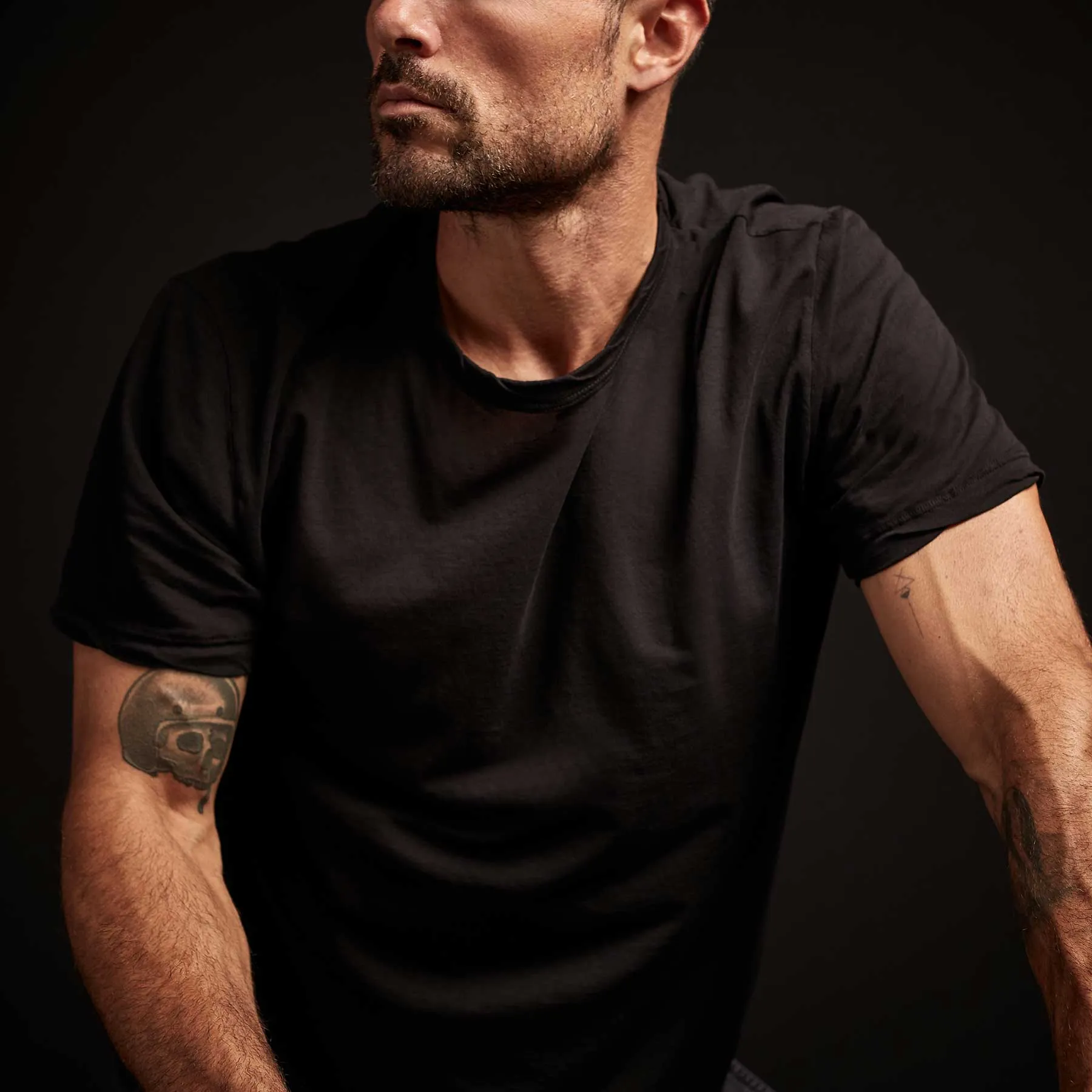 Clear Jersey Crew - Black