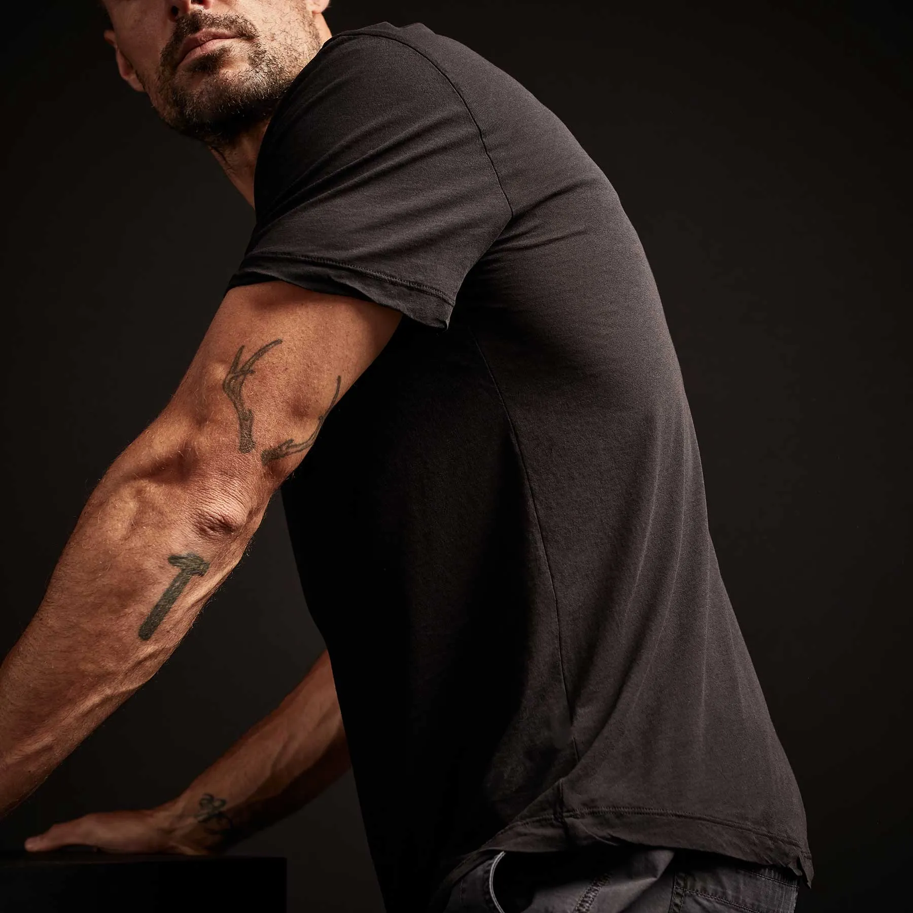 Clear Jersey Crew - Black