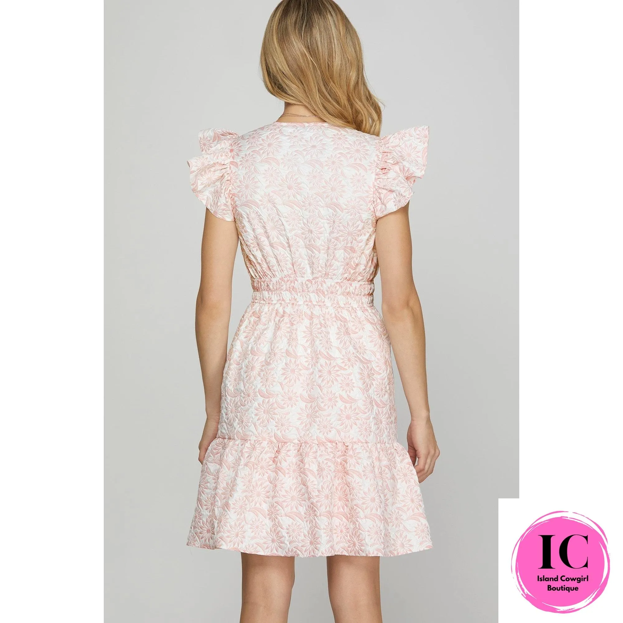 Come For It Pink Floral Babydoll Dress